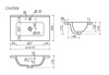 Ceramica Nova Compact CN7025 Раковина мебельная накладная 610x395x170, цвет белый