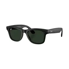 Умные очки Ray-Ban Wayfarer Matte Black / Graphite Green, 150-50 (RW4006)