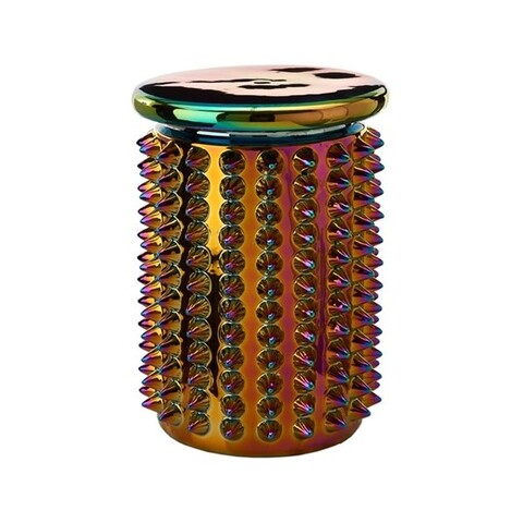 Приставной столик Pols Potten Oily Spikes, фиолетовый