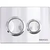 Berges 43389 Комплект : инсталляция NOVUM кнопка O3 хром глянец, унитаз OKUS Rimless 49 см, сиденье дюропласт микролифт, быстросъём
