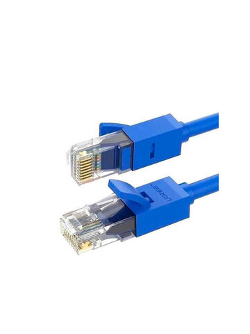 Кабель сетевой  UGREEN NW102 (11206) Cat 6 8-Core U/UTP Ethernet Cable, 20м, синий