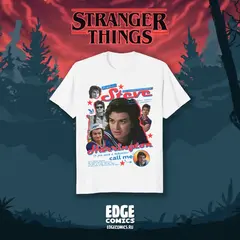 Футболка «Stranger Things. Better Call Steve» белая