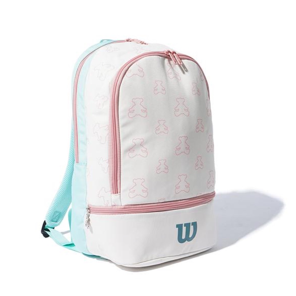 Теннисный рюкзак Wilson BEAR BACKPACK Cream/Pink/Blue