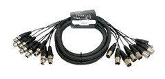 INVOTONE SNX83 - Кабель, 8 XLR MALE*8 XLR FEMALE, длина 3 метра