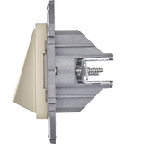 Вывод кабеля IP21 - Legrand Inspiria - с зажимом для кабеля - слоновая кость — фото 5