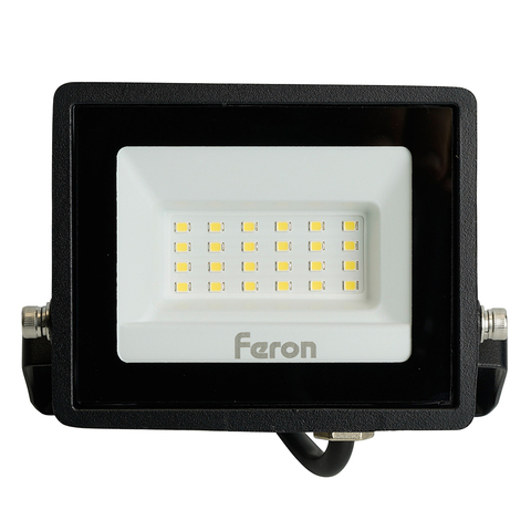 Прожектор светодиодный ДО-30w 6400К 2400 Лм IP65 черный LL-920 32101 FERON