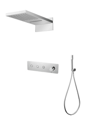 Boheme Fusion 130-CR Комплект душевой системы внутреннего монтажа, цвет: хром фото