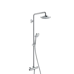 Hansgrohe Croma Select E 27257400 Душевая система внешнего монтажа с термостатом 114,1 см с верхней лейкой 18,7х18,7 см 2 режима фото