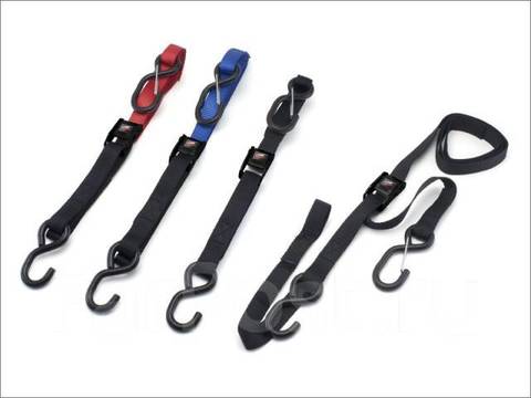 Стяжки UNIT Tie Down Belt Ratchet Pair Blue D3601-0