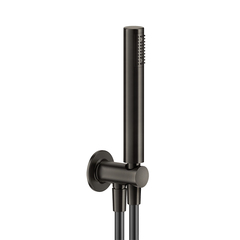 Gessi Inciso 58123#299 Душевой комплект, + вывод, держатель, шланг 1,50 м и душевая лейка, цвет черный матовый фото