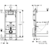 GEBERIT Renova 500.103.DW.R Инсталляция с унитазом