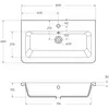 BelBagno Urban 12080-KL Раковина керамическая, 80x46, цвет: белый