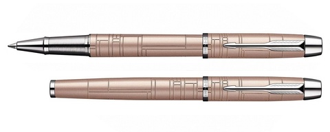 Ручка-роллер Parker IM Premium T222, Pink Lacquer CT (S0949770)
