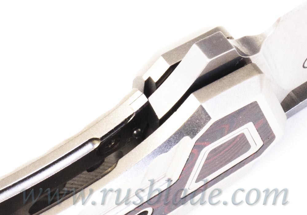 Justus knives AK-104 Red Inlay Custom One-Off - фотография 