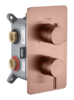 Boheme Cell 135-3-CB Смеситель для ванны встроенный 3-х проходной, цвет: брашированная медь