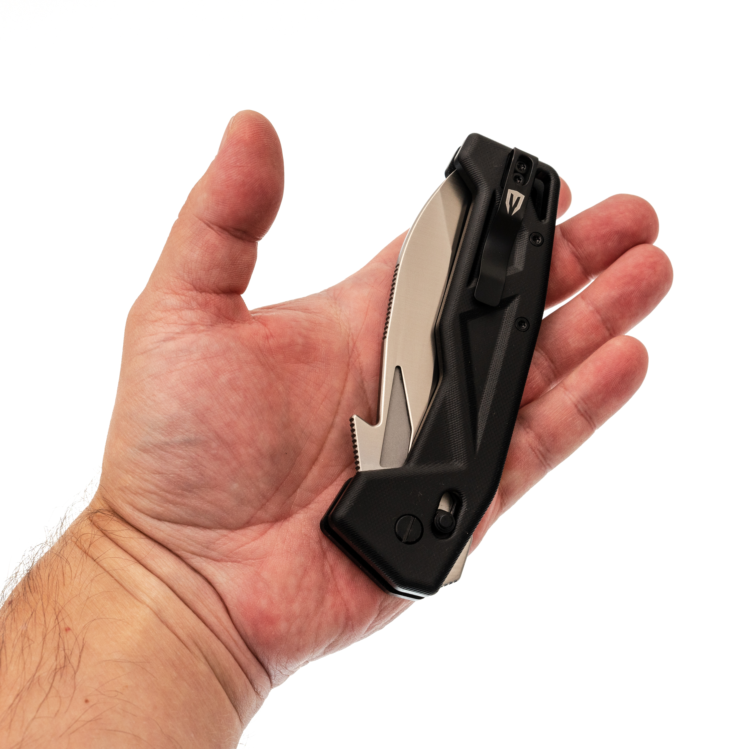 Складной нож Obertech ns-03 Tanto satin, сталь VG-10, рукоять G10, черный