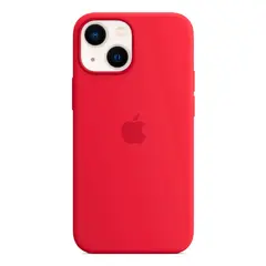 Силиконовый чехол с поддержкой MagSafe Apple Silicone Case для iPhone 13 mini, Red (Красный)