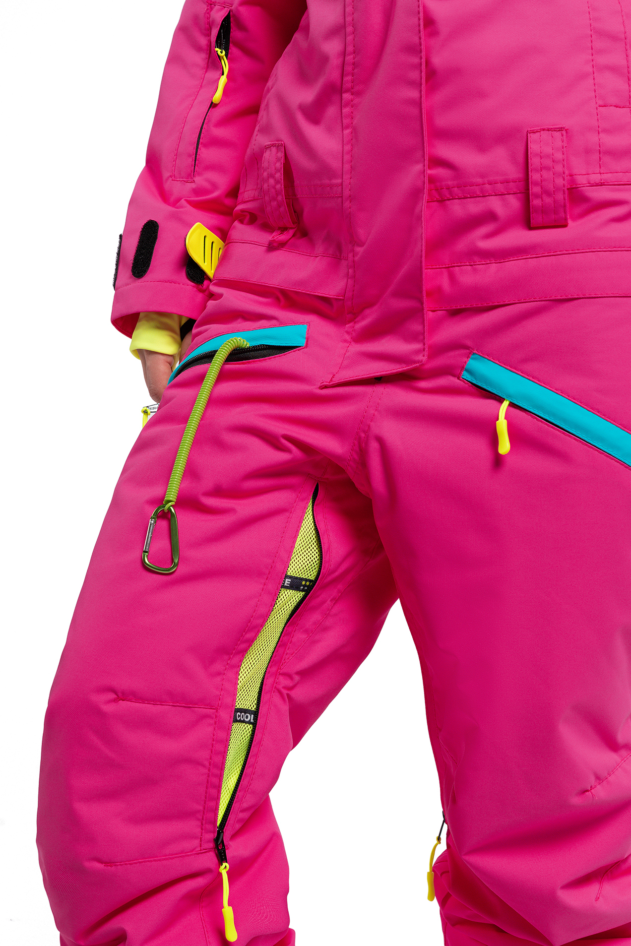 COOL ZONE 19 Twin One Colour женский сноубордический комбинезон цикламен - 4