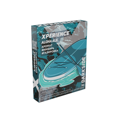 М. Табак для кальяна Dark Side Xperience "Алоха Але" (Имбирь, газировка) 25/30гр