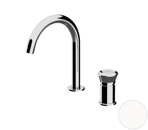 Remer Element ET57BO Смеситель для раковины, цвет: белый матовый