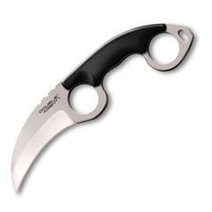 Фото Нож с фиксированным клинком Cold Steel Double Agent I, сталь AUS-8A, рукоять Griv Ex™, черный