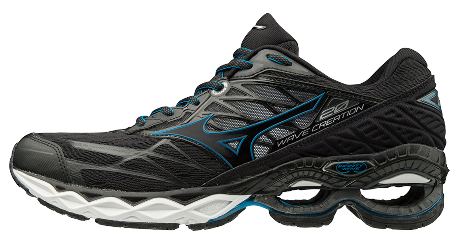 Mizuno Wave Creation 20 кроссовки для бега мужские черные - 5