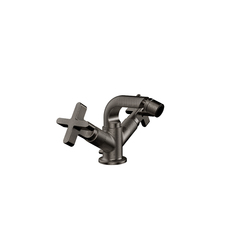 Gessi Inciso 58127#299 Смеситель для биде на 1 отверстие с донным клапаном, излив 97мм, цвет: Black XL фото