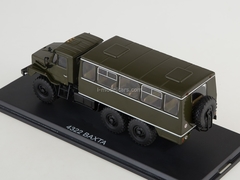 Ural-4322 NZAS-4211 shift work bus khaki 1:43 Start Scale Models (SSM)