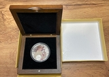 K16887 2010 Ниуэ 1 доллар Знаки зодиака, Водолей, Ag-925, в деревянном футляре K16887 2010 Ниуэ 1 доллар Знаки зодиака, Водолей, Ag-925, в деревянном футляре