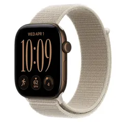 Умные часы Apple Watch Series 12 GPS, 46mm, Dark Bronze Aluminum Case with Limestone Sport Loop