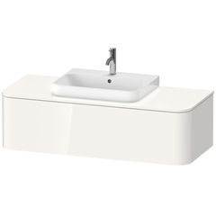 Duravit Happy D.2 Plus HP4932M2222 Тумба подвесная 354x1300x550мм 1 ящик, цвет: белый глянцевый фото