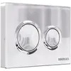 Berges 43389 Комплект : инсталляция NOVUM кнопка O3 хром глянец, унитаз OKUS Rimless 49 см, сиденье дюропласт микролифт, быстросъём