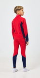 Детский раздельный гоночный комбинезон NordSki Jr.Base Dark Blue/Red New