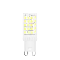 Лампа Gauss LED 5,5W 560lm G9 AC185-265V 3000K керамика 107009106
