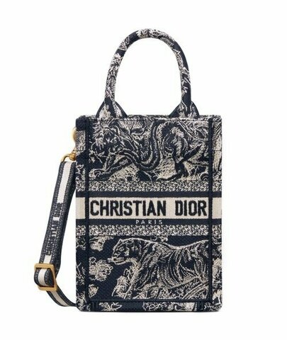 Сумка женская Dior Book Tote для телефона, модель мини-формата синий
