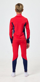 Детский раздельный гоночный комбинезон NordSki Jr.Base Dark Blue/Red New
