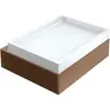 Boheme 10723-BRB Мыльница настенная Qubic Brushed Bronze