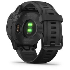 Мультиспортивные часы Garmin Fenix 6S Pro Black with Black Band  с навигатором
