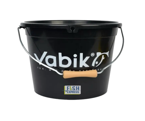 Ведро для прикормки Vabik PRO Black 18 л.