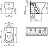Ideal Standard Tesi T007701 Чаша унитаза напольного под скрытый бачок