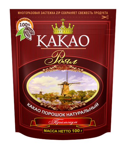 Какао порошок 'Роял' натуральный, 100г