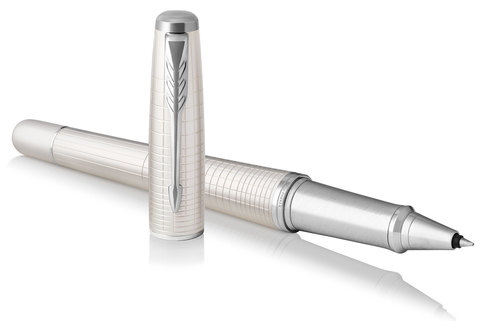 Ручка-роллер Parker Urban Premium, Pearl Metal CT (1931610)