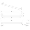 Decor Walther Bar 0856300 Полотенцедержатель, цвет: хром
