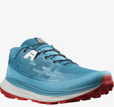 Премиальные кроссовки внедорожники Salomon Ultra Glide cyan мужские