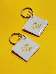 Прокси RFID T5577 (125Khz) VIP квадрат 30x30 (Белый ) арт.15211