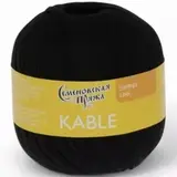 Пряжа Семеновская Kable (Кабле) 194004 черный