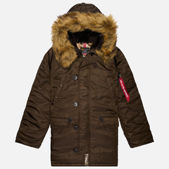 Куртка утепленная мужская ALPHA INDUSTRIES N-3B REGULAR FIT PARKA (CAMO)