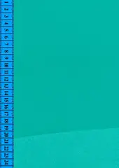 Футер 3 нитка с начёсом, рулон, 280-340 г/м2, 65% х/б, 35% п/э, ш. 182-192 см, ментоловый