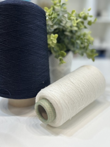 Хлопок 80% с льном 20% Sesia BIOLINO 2500 белый