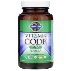 Garden of Life, Vitamin Code, для всей семьи, 120 вегетарианских капсул